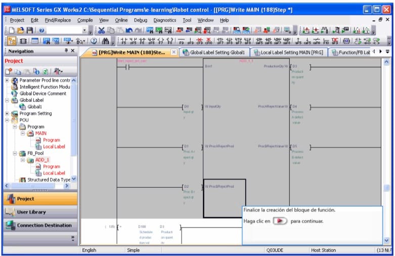 Curso Avanzado Software Mitsubishi Gx Works 2 Infoplc